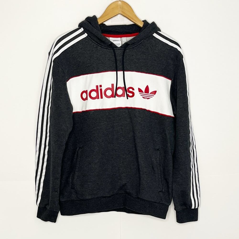 Adidas Men Hooded Sweatshirt Size Medium